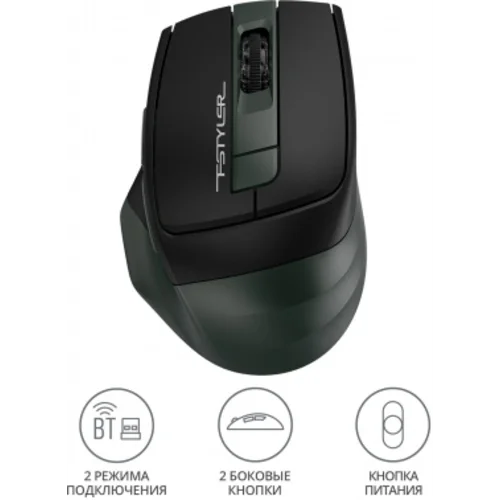 Мышь A4Tech Fstyler FB35 зеленый/черный оптическая (2000dpi) беспроводная BT/Radio USB для ноутбука (6but) Мышь A4Tech Fstyler FB35 зеленый/черный оптическая (2000dpi) беспроводная BT/Radio USB для ноутбука (6but)